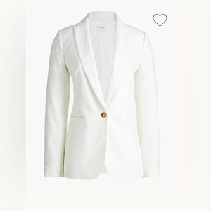 J. Crew Women's Linen-blend one-button blazer NWOT Size 4
